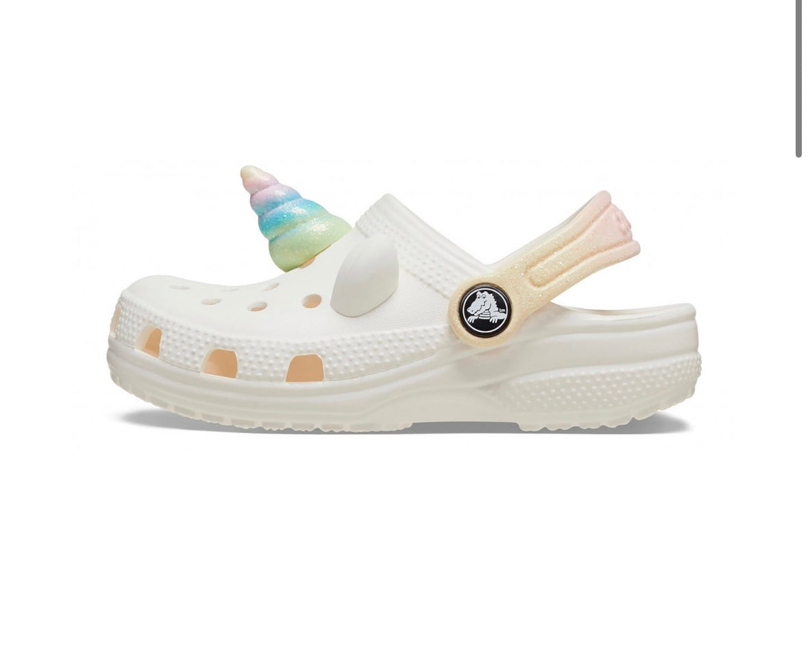 209701 rainbow unicorn Crocs