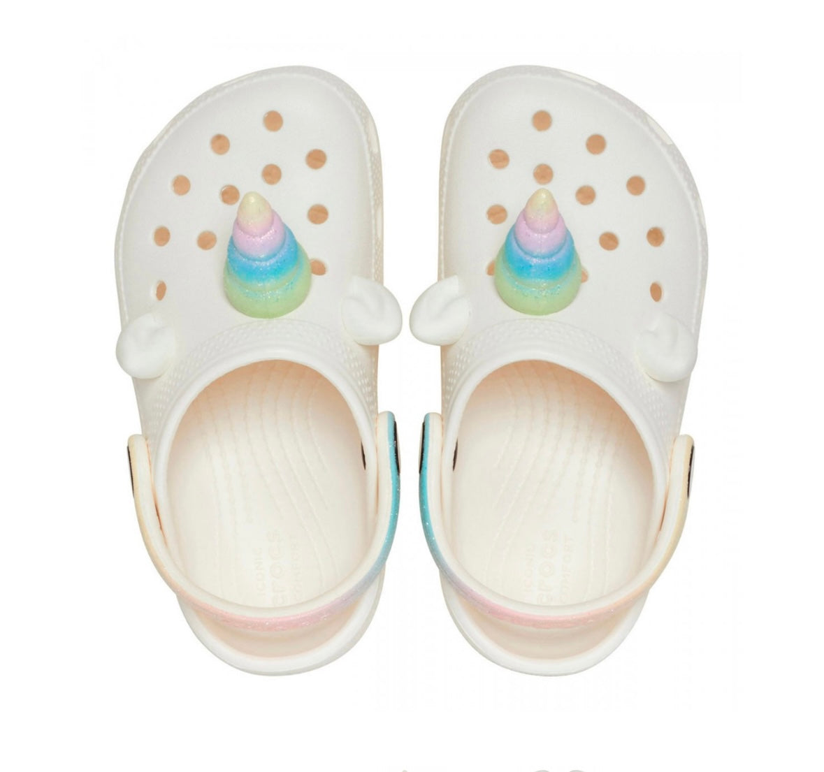 209701 rainbow unicorn Crocs